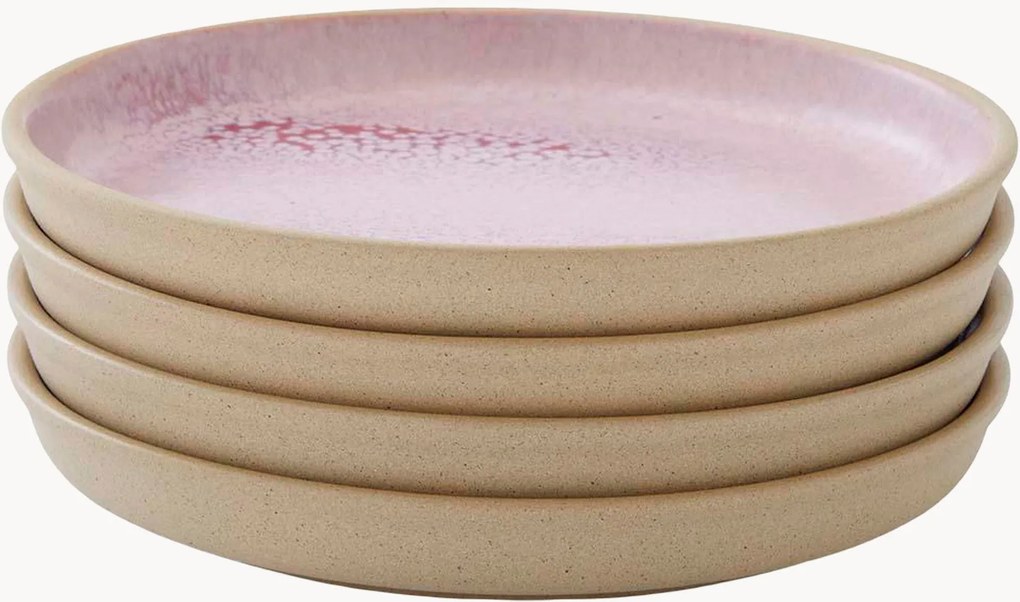 Set di 4 piatti da dessert Minerals