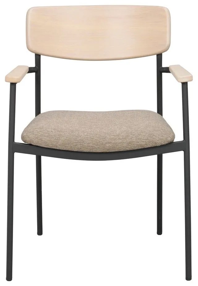 Sedie da pranzo in colore beige-naturale in set da 2 Maymont - Rowico