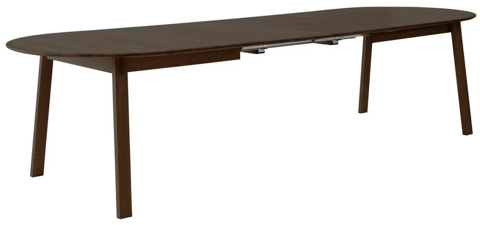 Tavolo da pranzo pieghevole marrone scuro in rovere 100x220 cm Amalfi - Hammel Furniture
