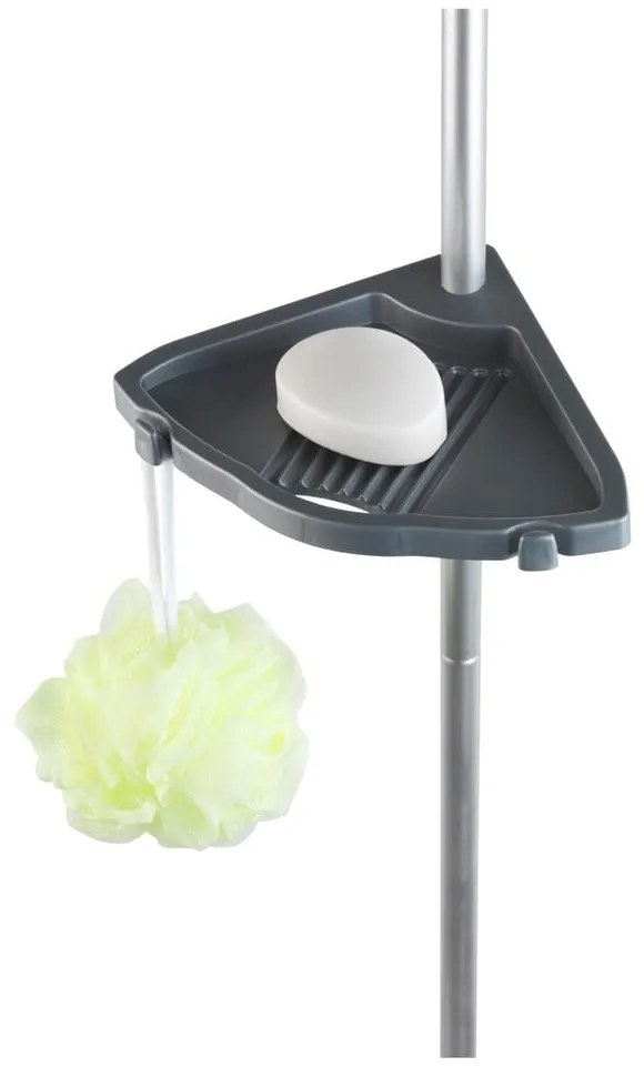 Mensola telescopica da parete grigia per il bagno Easy - Wenko