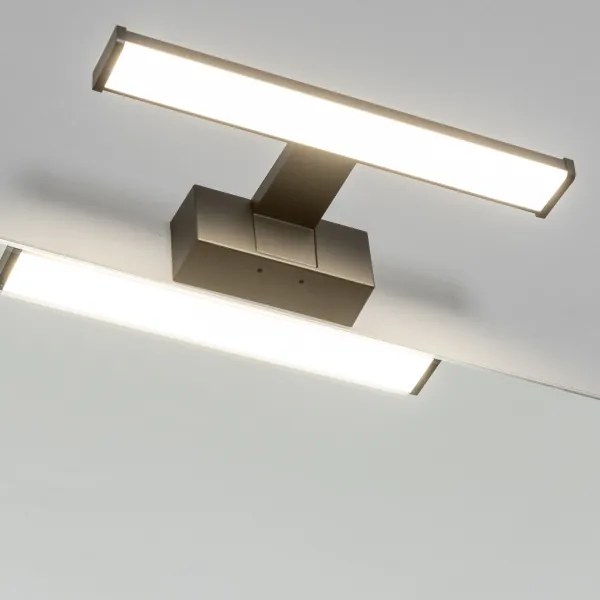 Brilagi - Specchio da bagno con luce LED VESTRA, 6 W/230 V, 30 cm, IP44, nero