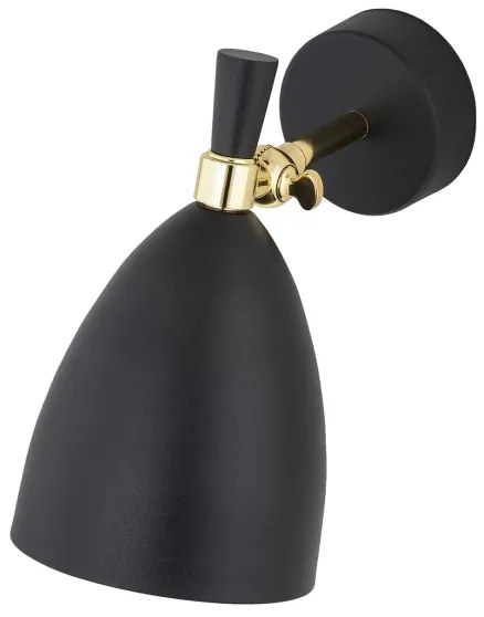 Argon 4701 - Applique  CHARLOTTE 1xE27/15W/230V nero/oro