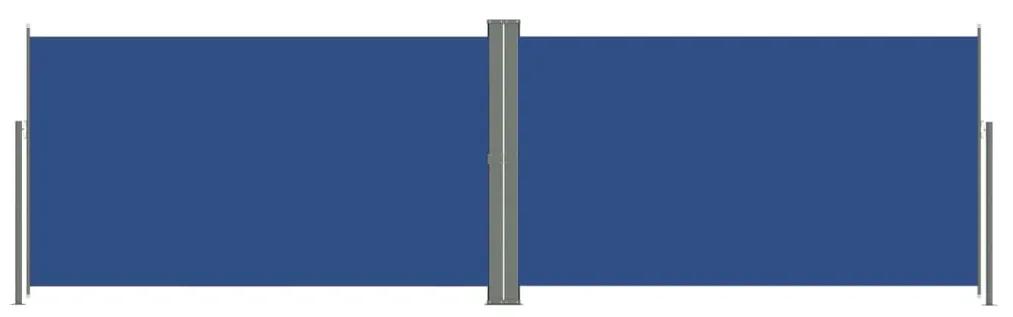 Tenda da Sole Laterale Retrattile Blu 160x600 cm