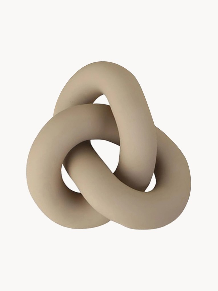 Oggetto decorativo fatto a mano Knot, alt. 6 cm