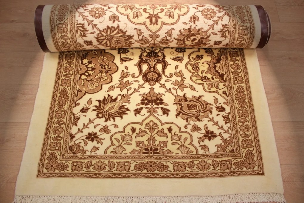 Varamin Tappeto 110 x 360 (Iran) Annodato A Mano