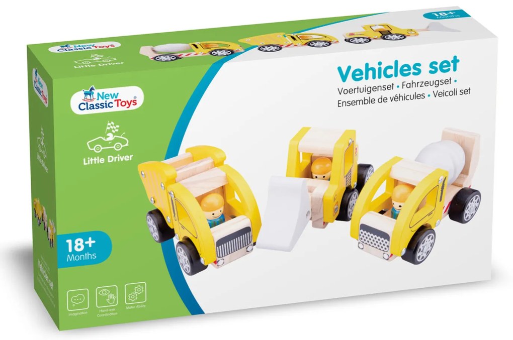 Set di veicoli da costruzione - 3 pezzi