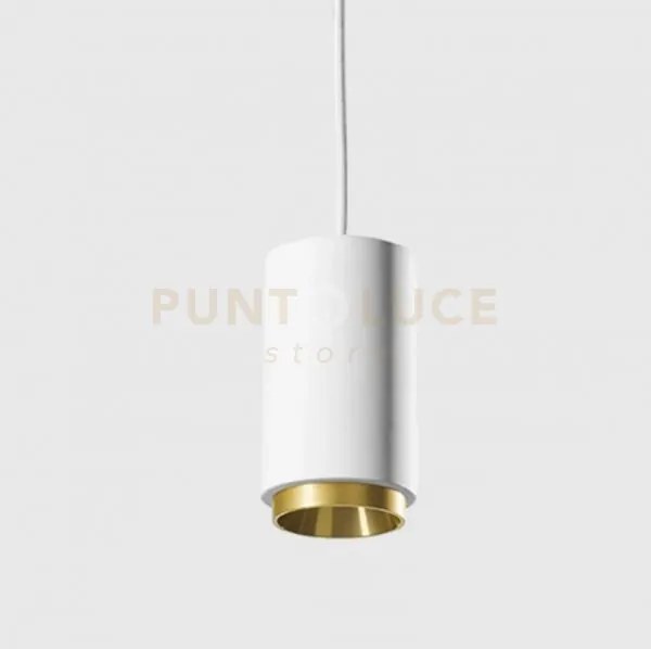 Propilei lampadario a sospensione 1 luce 4 anelli colorati in allum...