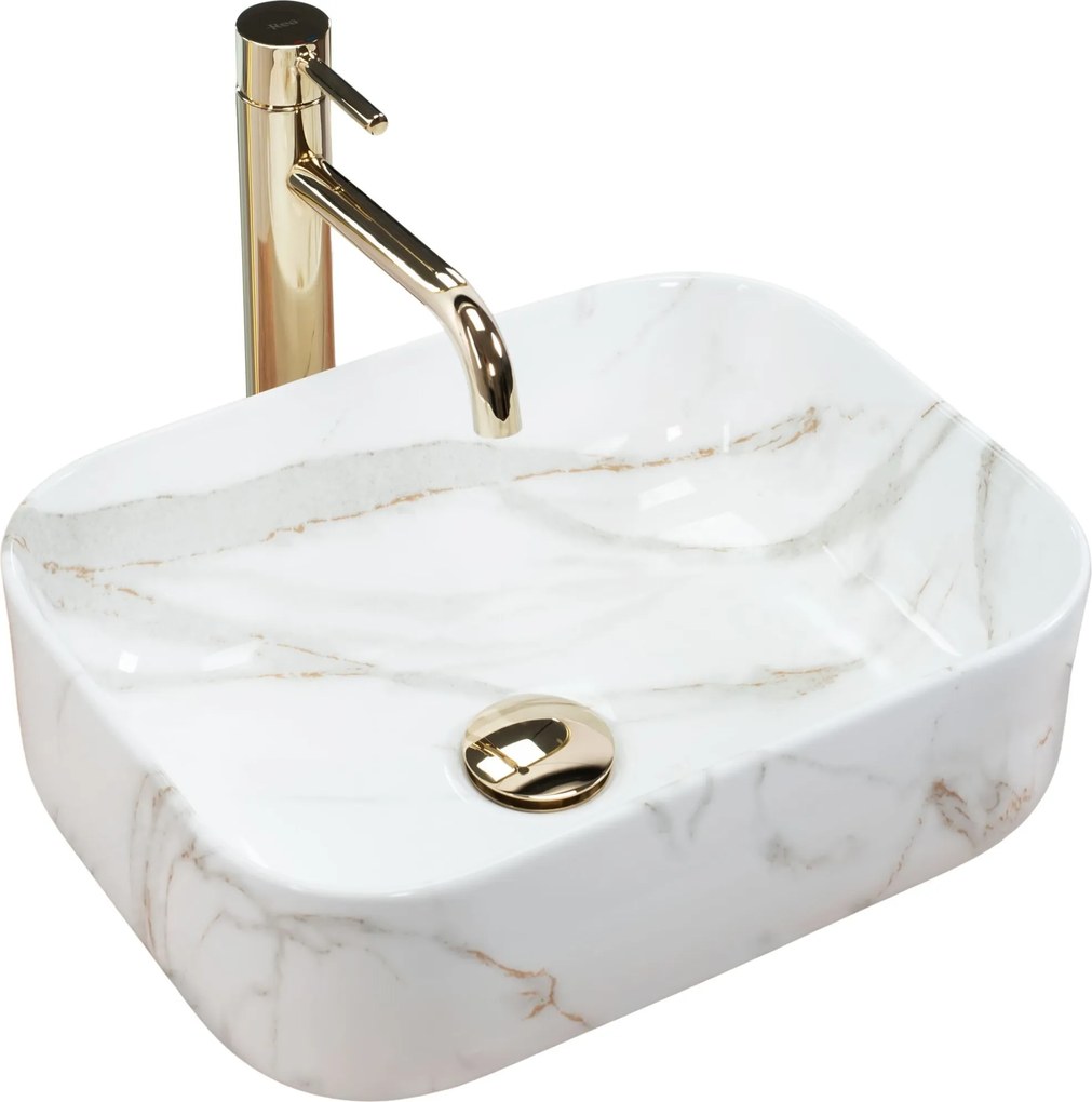 Lavabo da appoggio Rea Demi Mini Aiax Shiny