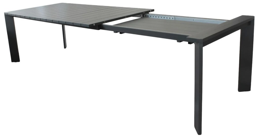IMPACTO - tavolo allungabile in alluminio 150/200 bianco o antracite