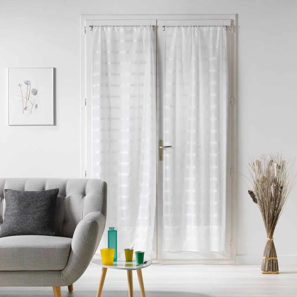 Set di 2 tende in voile bianco 70x200 cm Candide - douceur d'intérieur