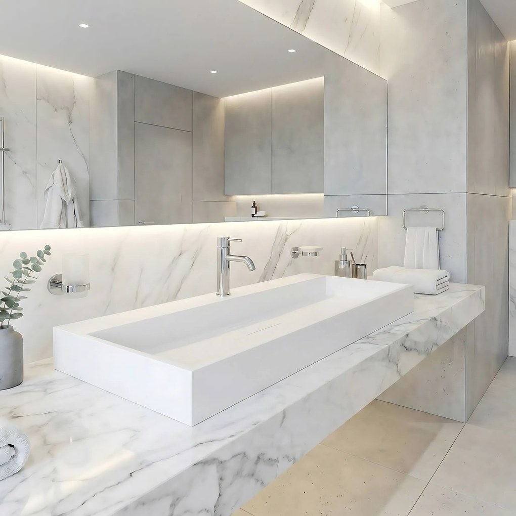 Lavabo in conglomerato GOYA 100CM