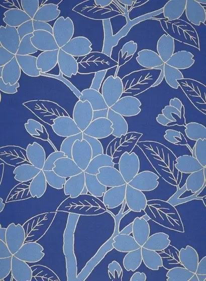 Tapete Camellia von Little Greene - Smalt