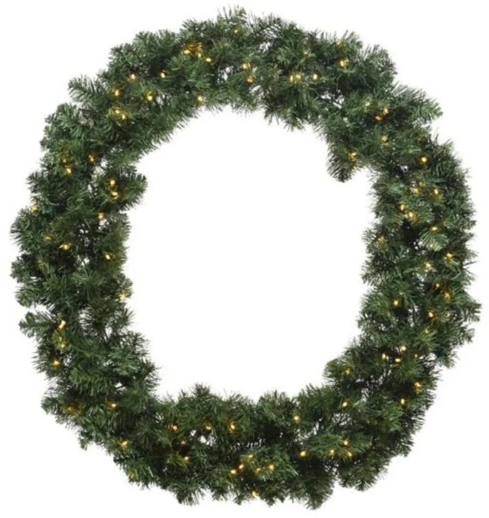 Ghirlanda decorativa natalizia DECORIS verde Ø 120 cm