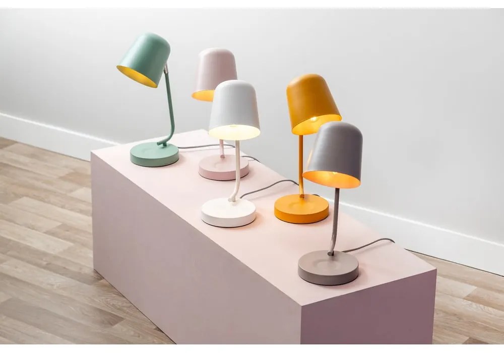 Lampada da tavolo grigia (altezza totale 38,5 cm) Encantar – Leitmotiv