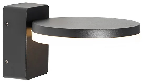 Lampada da parete per esterni moderna nera con LED IP54 - Esmee