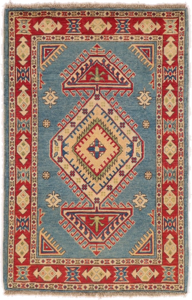 Kazak Tappeto orientale 80x120 (Pakistan) Annodato A Mano