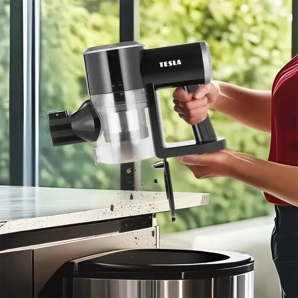 TESLA Electronics PureStar-Aspirapolvere a batteria flessibile 2in1 150W/2200mAh