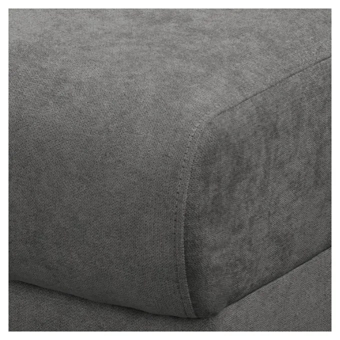 Divano angolare grigio scuro (angolo destro) Beata - Ropez