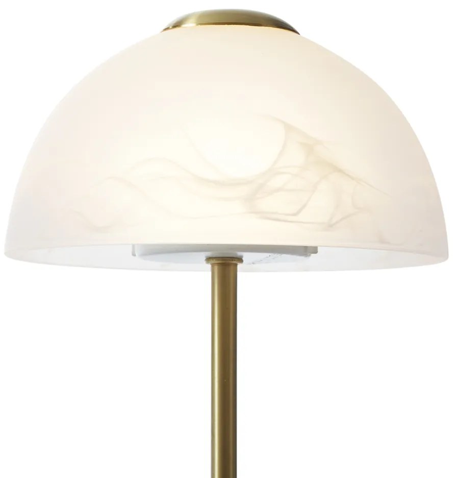 Lampada da tavolo di design oro con vetro opale incl. LED dimmerabile - Joya