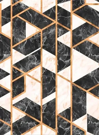 Mindthegap Carta da parati Gramercy - Onyx