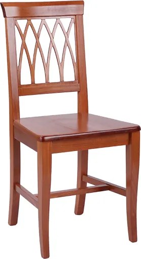 Sedie cucina in legno Ciliegio seduta massello 2 pezzi - TRECCIA