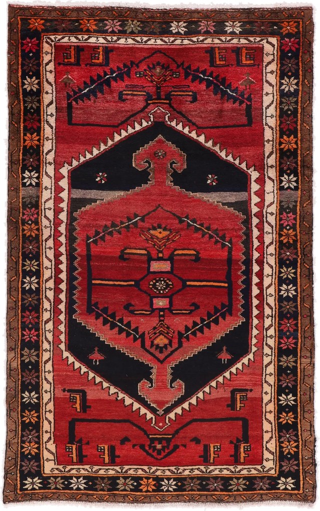 Hamedan Tappeto 200x120 (Iran) Annodato A Mano