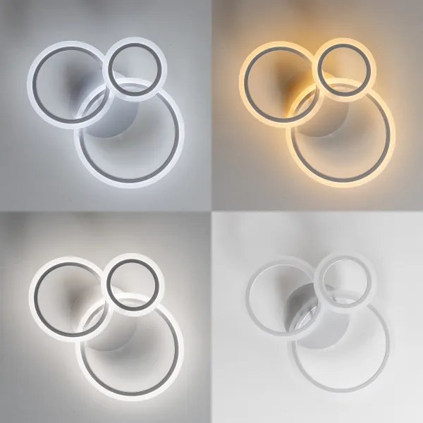 Brilagi - Lampadario a plafone LED dimmerabile ORBITS LED/40W/230V 3000-6500K bianco + +TC