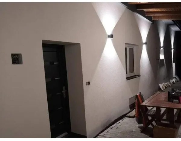 LED Applique da esterno LED/12W/230V IP54 bianco