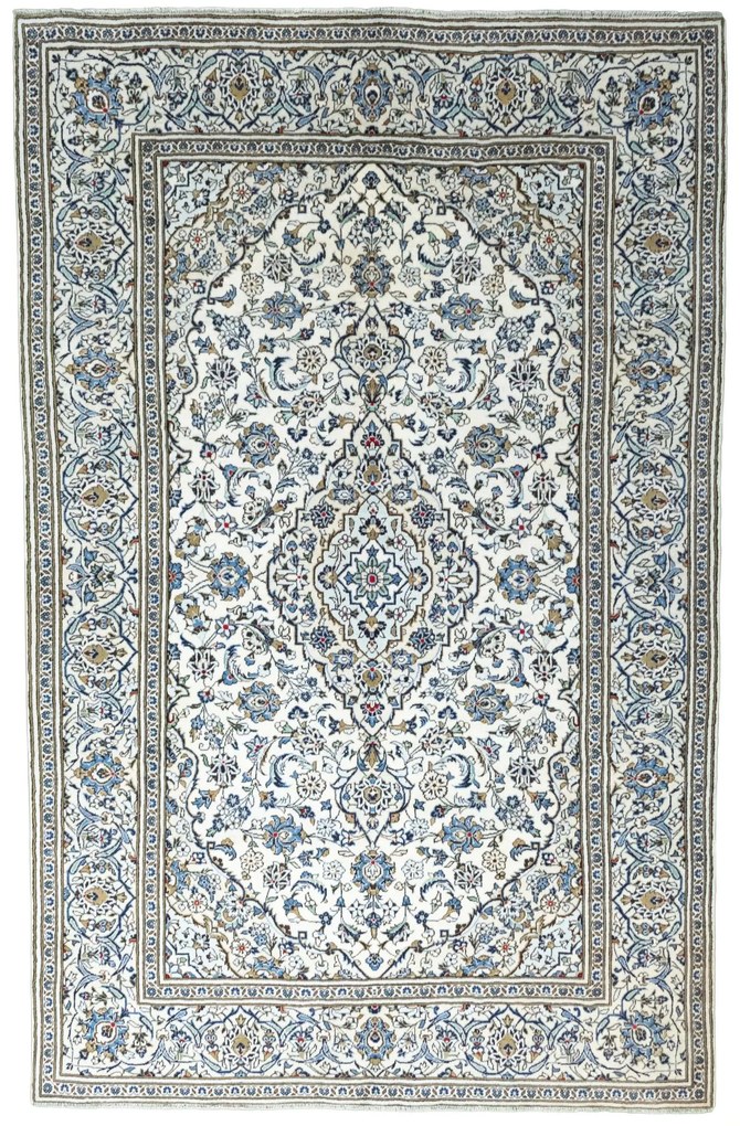 Kashan Tappeto persiano 310 x 200 Beige (Iran) Annodato A Mano