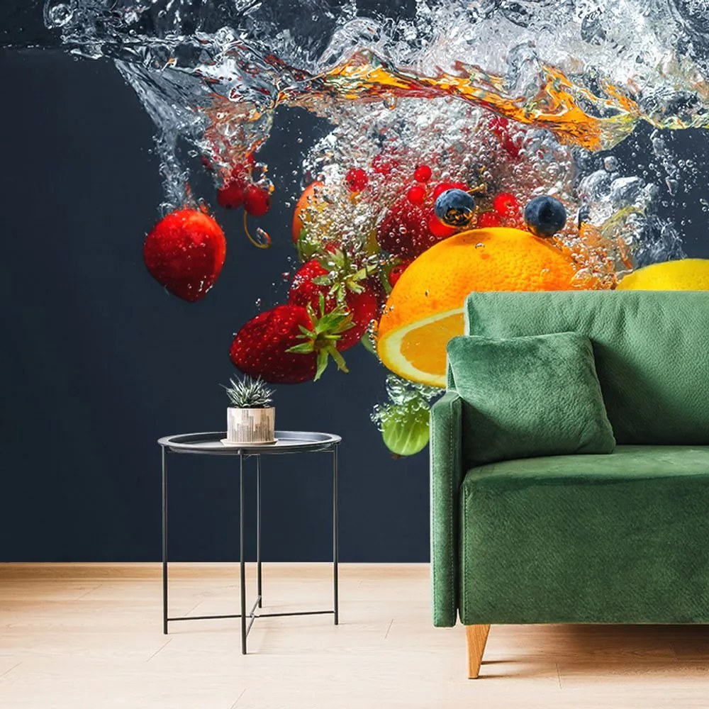 Carta da parati – Frutta nell'acqua