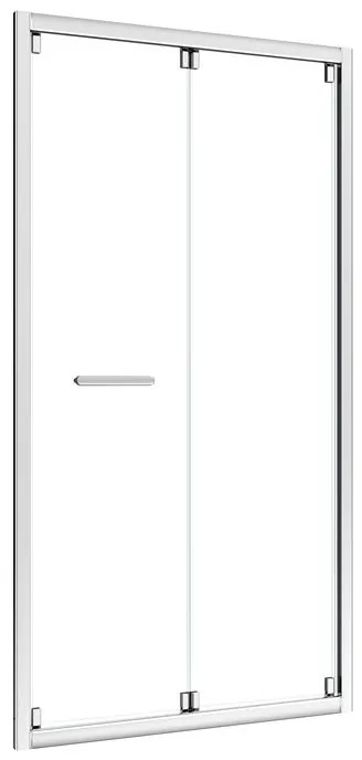 Kit vetro per doccia ad apertura pieghevole Easy L 100 x H 190cm, Sp. 6 mm trasparente