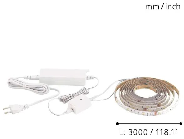 Eglo 32741 - Striscia LED 3m STRIPE-C LED-RGB/11,4W/230V