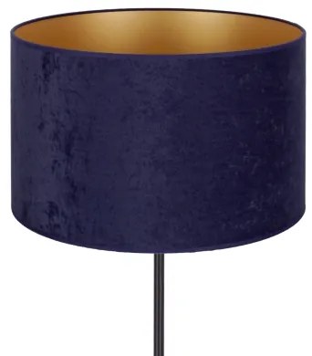 Duolla - Lampada da tavolo ROLLER 1xE14/15W/230V diametro 20 cm blu/oro