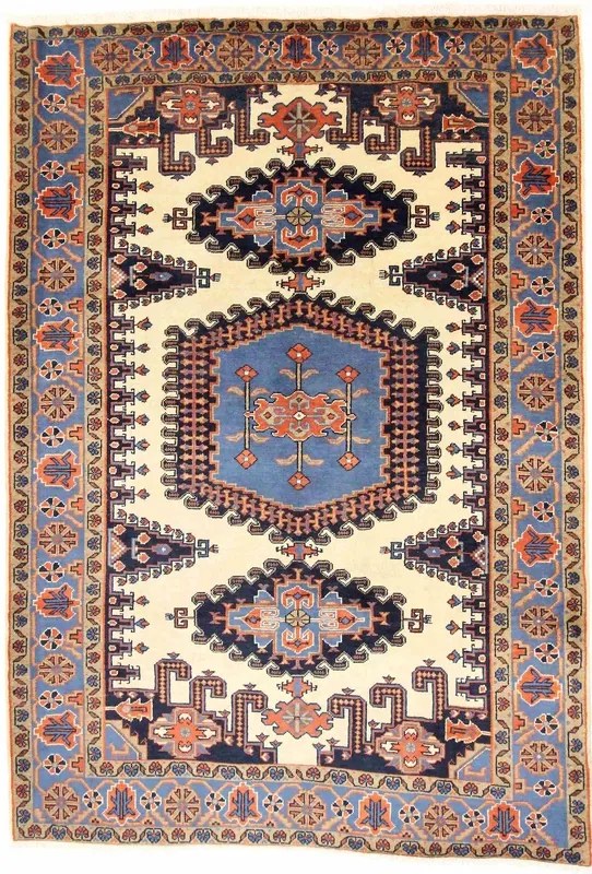 Wiss Tappeto persiano 210x300 Beige (Iran) Annodato A Mano