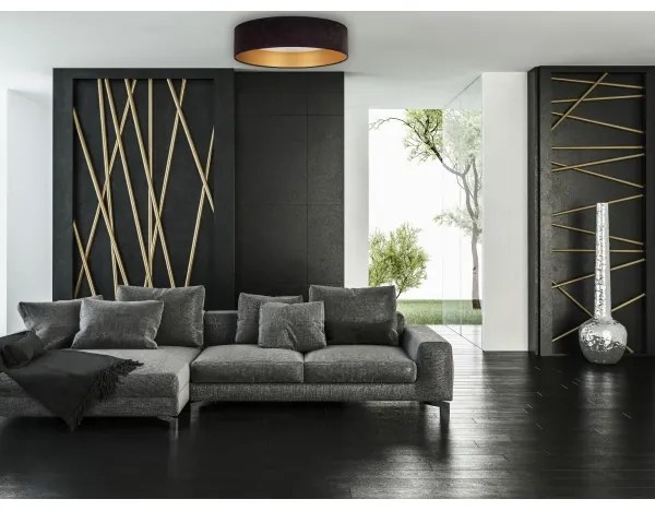 Brilagi - Plafoniera LED VELVET LED/24W/230V 3000/4000/6400K nero/oro