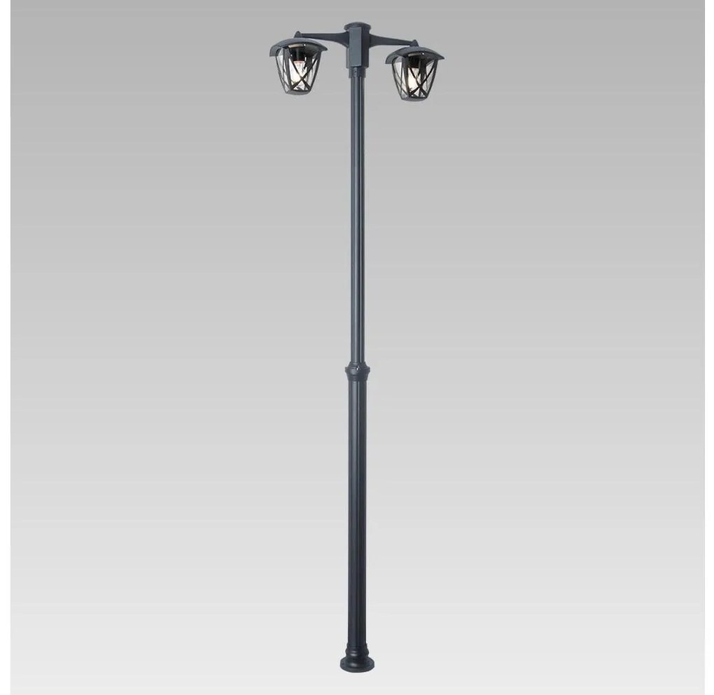Prezent 39031 - Lampada da esterno SPLIT 2xE27/60W/230V IP44
