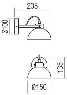 Redo 04-511 - Applique per bambini EOLO 1xE27/42W/230V