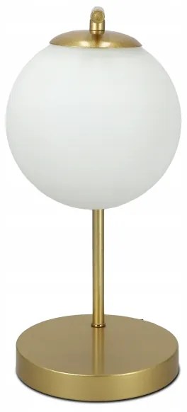 Lampada da tavolo 1xE27/40W/230V oro/bianco