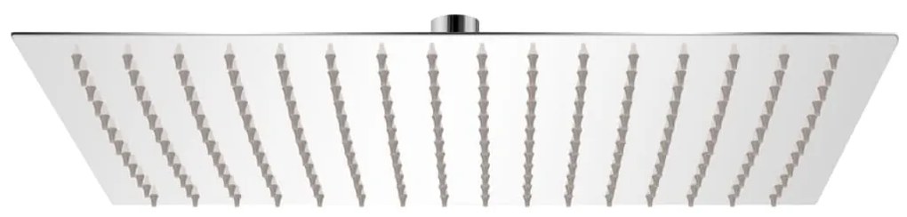 Testa Doccia A Pioggia İn Acciaio Inox 30x40 Cm Rettangolare /