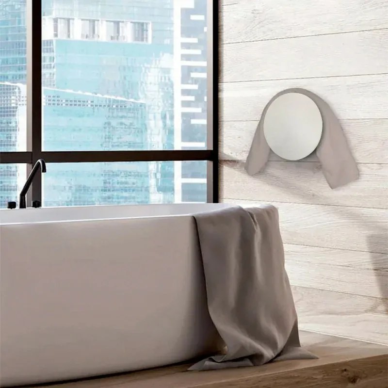 Scaldasalviette elettrico Cuzco 29,5 cm bianco lucido 70W in ceramica