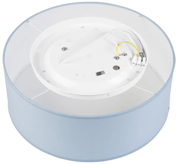 Plafoniera SIRJA PASTEL DOUBLE 2xE27/15W/230V diametro 35 cm blu