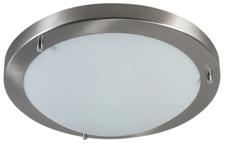 Plafoniera moderna in acciaio 31 cm IP44 - Yuma