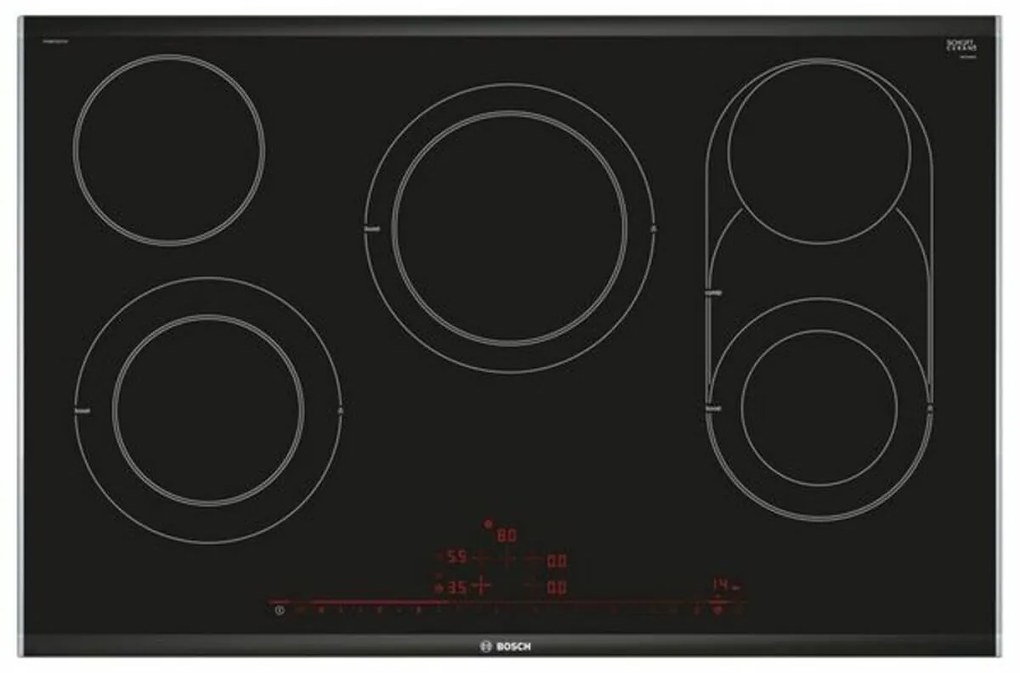 Piano Cottura in Vetroceramica BOSCH PKM875DP1D 80 cm (5 Fuochi)