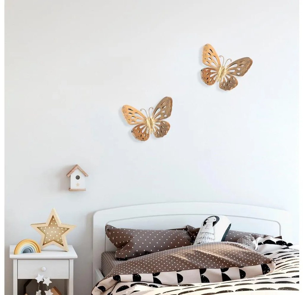 Decorazione da parete 32x29 cm farfalla