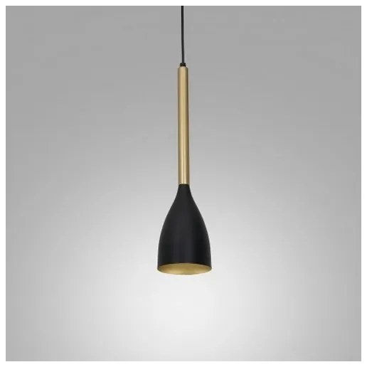Lampadario su corda ISTAPPAR 1xE27/60W/230V nero/oro