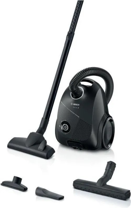 Bosch - Novità Aspirapolvere a Traino con Sacco BGLS2BA1H Serie 2 - 600 w - Capacità del sacco 3,5L - Filtro microfiltrante lavabile