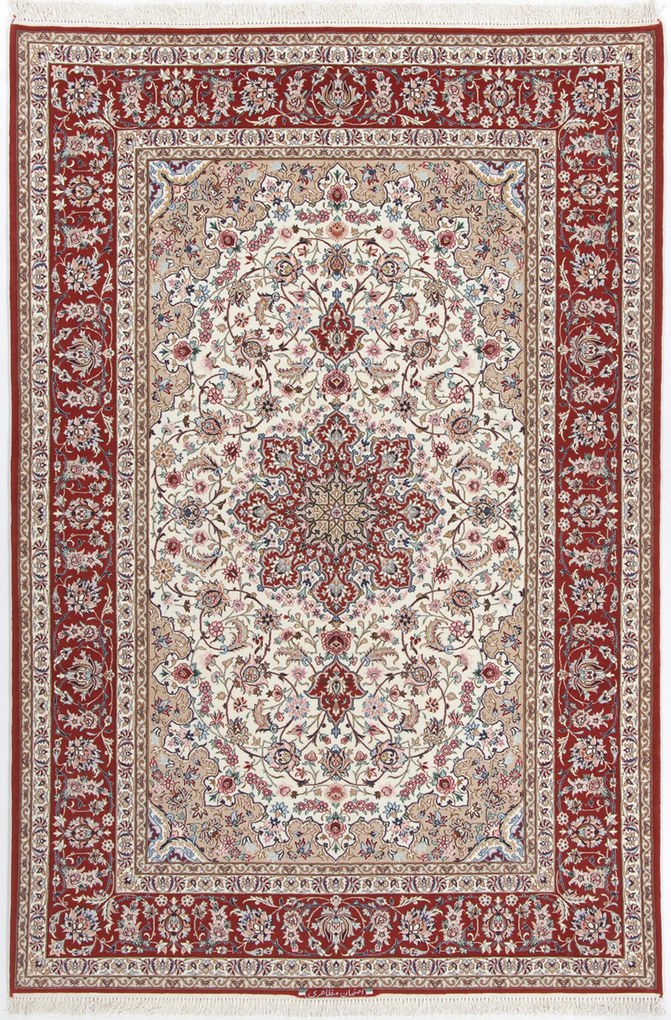 Isfahan Tappeto persiano 160x240 (Iran) Annodato A Mano