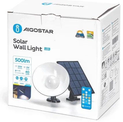 Aigostar - Applique a LED solare LED/3,2V 3000K/4000K/6500K IP65 + +TC