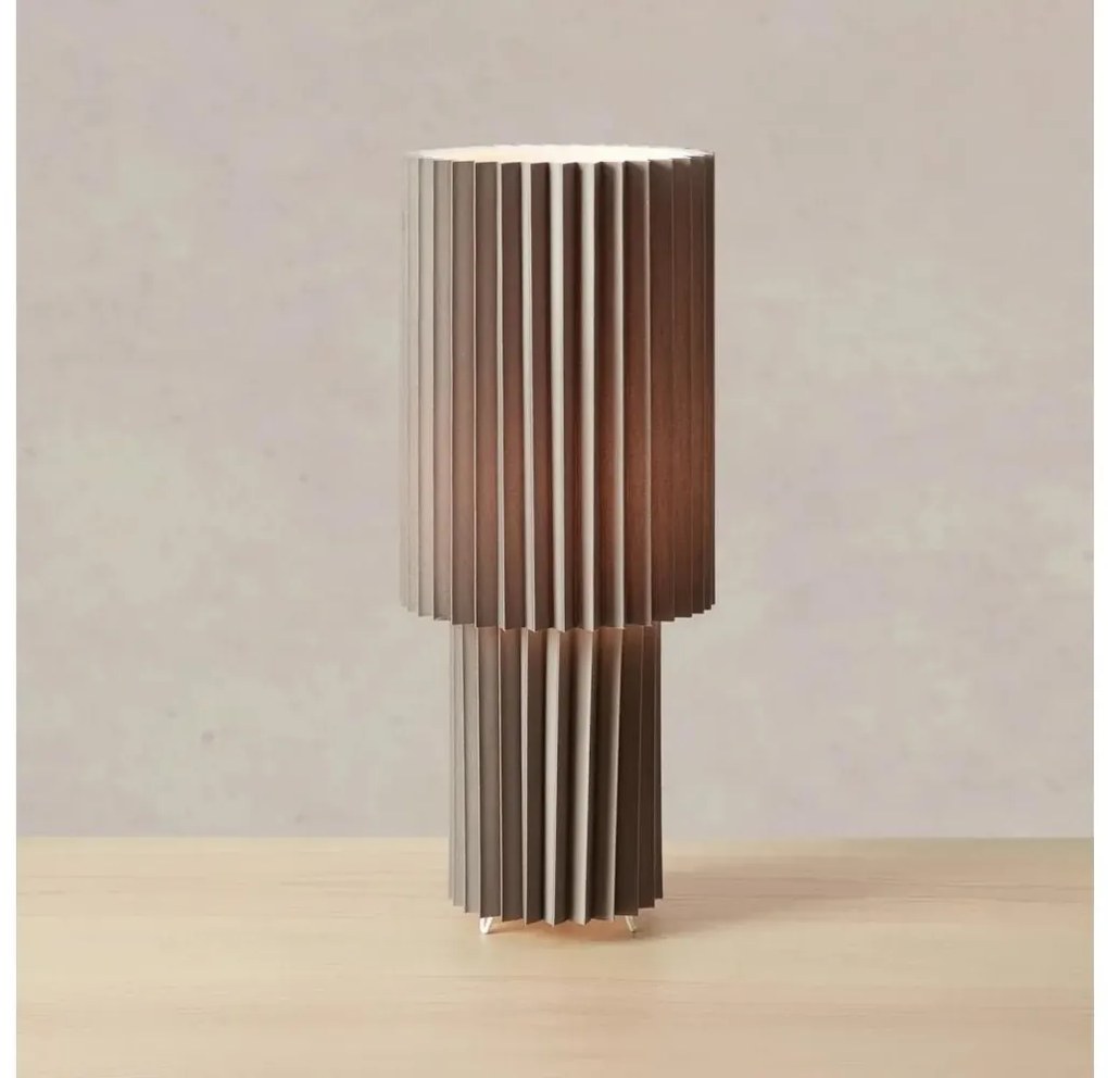 Markslöjd 108898 - Lampada da tavolo CATIS 1xE27/60W/230V 45 cm grigia