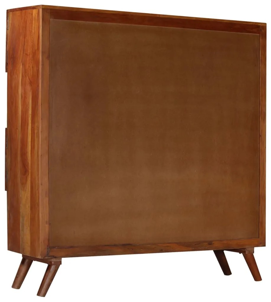 Credenza in legno massello di recupero 150x40x152 cm